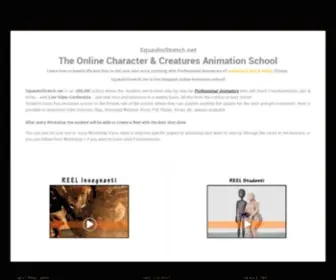 Squashnstretch.net(Online Character & Creature Animation School) Screenshot