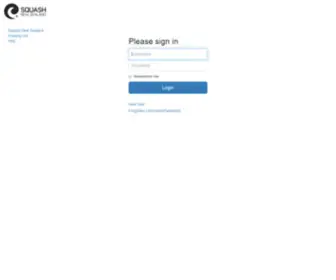 Squash.org.nz(Squash nz isquash web site) Screenshot