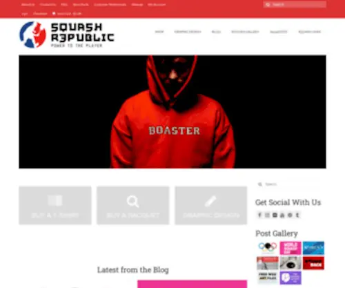 Squashrepublic.com(Power to the Player) Screenshot