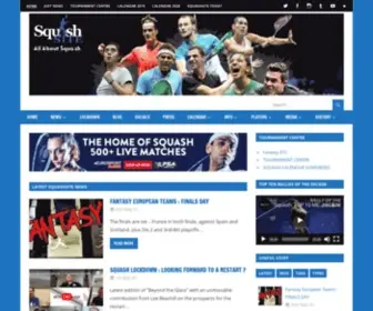 Squashsite.co.uk(All about Squash) Screenshot