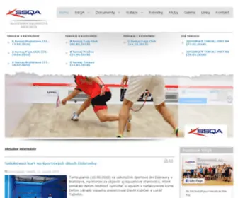 Squash.sk(Slovenská squashová asociácia) Screenshot