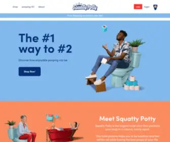 Squattypotty.com(Squatty Potty USA LLC) Screenshot