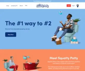 Squattypottyblog.com(Squatty Potty) Screenshot