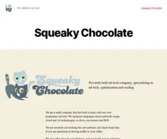 Squeakychocolate.com(Squeaky Chocolate) Screenshot