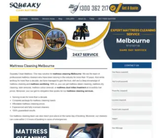 Squeakycleanmattress.net.au(Mattress Cleaning Melbourne) Screenshot