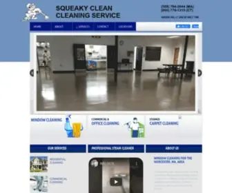 Squeakycleanservice.biz(Carpet Cleaning in Worcester) Screenshot