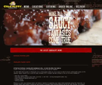Squealersbarbeque.com(Squealers Barbeque) Screenshot