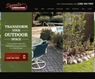 Squealslandscaping.com(Squeals Landscaping) Screenshot