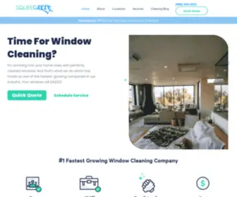 Squeegeezy.com(Squeegeezy Window Cleaning) Screenshot