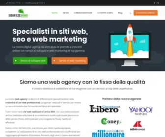 Squeezemind.it(Web agency italiana specializzata in sviluppo web) Screenshot