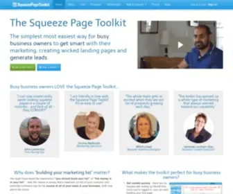 Squeezepagetoolkit.com(The Squeeze Page Toolkit) Screenshot