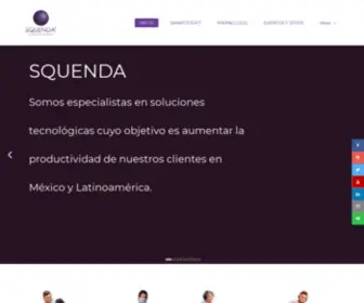 Squenda.com.mx(Home) Screenshot