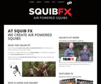 Squibfx.com(Squib FX) Screenshot
