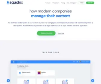 Squidex.io(An OpenSource Headless CMS) Screenshot