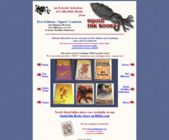 Squidinkbooks.com(Collectible) Screenshot