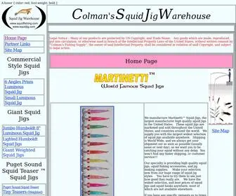 Squidjig.com(Martinetti Squid Jigs) Screenshot