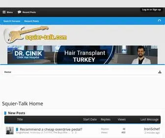 Squier-Talk.com(Squier-Talk Home) Screenshot