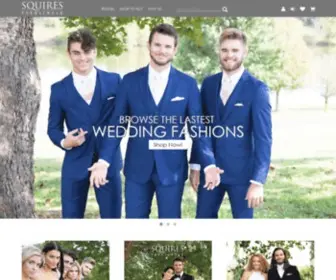 Squirestux.com(Squires Formalwear) Screenshot