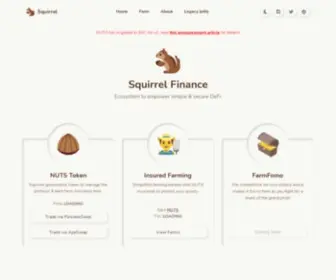 Squirrel.finance(Squirrel Finance) Screenshot