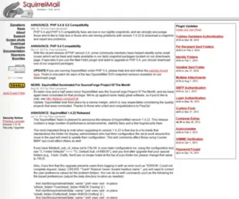 Squirrelmail.org(Webmail for Nuts) Screenshot