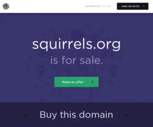 Squirrels.org(The Squirrel Place) Screenshot