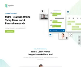 Squline.com(Platform Pelatihan Online Dua Arah) Screenshot