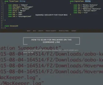 Sqwarq.com(Security for your mac) Screenshot