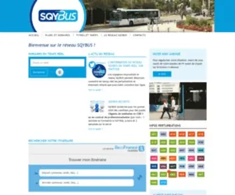 SQybus.fr(Bienvenue sur le réseau SQYBUS) Screenshot