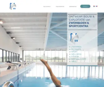 SR-Group.be(Ontwerp, bouw & exploitatie van zwembaden en sportcentra) Screenshot