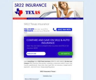 SR22Texas.org(SR22 Texas Insurance) Screenshot