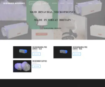 SR3D.co.uk(SR3D binaural microphones) Screenshot
