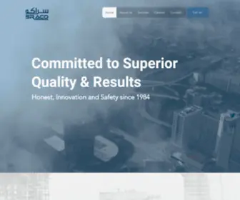 Sraco.com.sa(4 DECADES OF EXCELLENCE) Screenshot