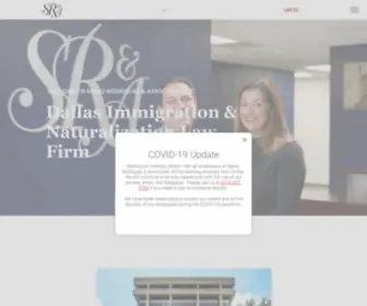 Sralawonline.com(Dallas Immigration Lawyer & Law Firm) Screenshot