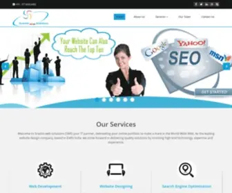 Srashtiwebsolutions.com(Srashti Web Solutions) Screenshot