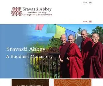 Sravastiabbey.org(Sravasti Abbey) Screenshot