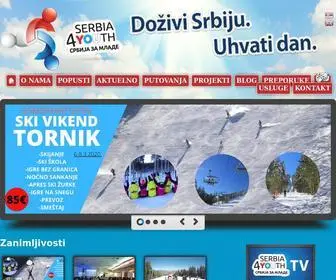 Srbijazamlade.rs(Srbija za mlade) Screenshot