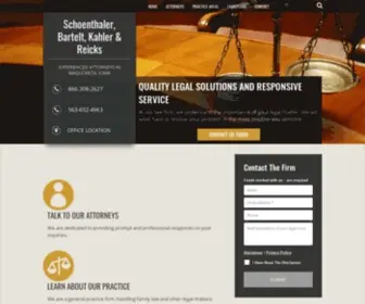 SRBK.com(Maquoketa Attorneys) Screenshot