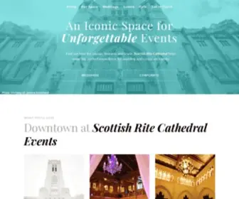 Srcevent.com(Scottish Rite Cathedral Events) Screenshot