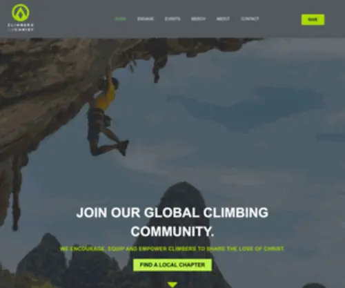 SRCFC.org(Climbers for Christ) Screenshot