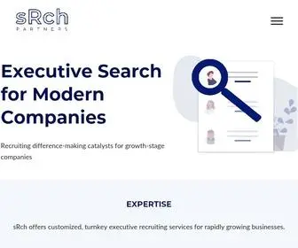 SRChpartners.com(Executive Recruiting) Screenshot