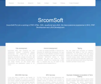 Srcomsoft.com(Srcom Soft Pvt) Screenshot