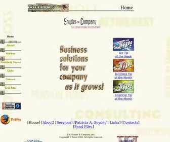 SRcpa.com(Snyder & Company) Screenshot