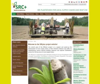 SRCplus.eu(The overall objective of SRCplus) Screenshot