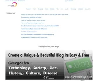 SRcraftblog.com(Business Blog) Screenshot