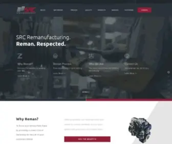 SRcreman.com(Reman Engines) Screenshot