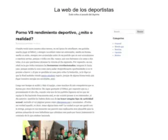 Srculturaydeporte.es(Todo sobre el mundo del deporte) Screenshot