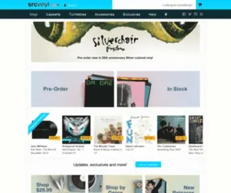 SRcvinyl.com(Vinyl Record Store) Screenshot