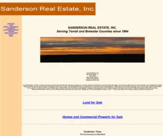 Sre-INC.com(West Texas Hunting and Recreational Land) Screenshot