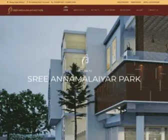 Sreeannamalaiyarpark.com(Hotel Sree Annamalaiyar Park) Screenshot