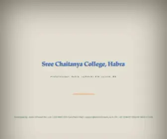 Sreechaitanyacollegecbcs.org(Sree Chaitanya College) Screenshot